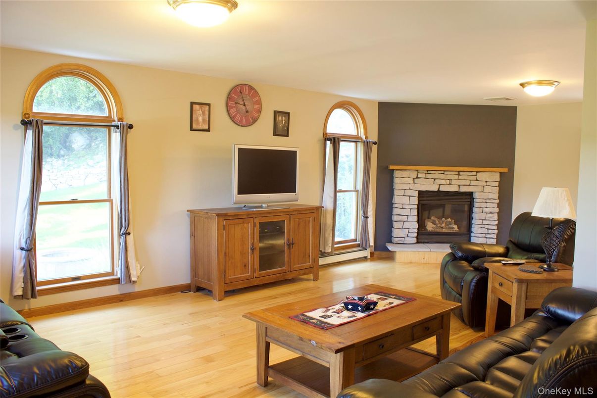 Fireplace, Interior, Living room, Wood Texture Flooring