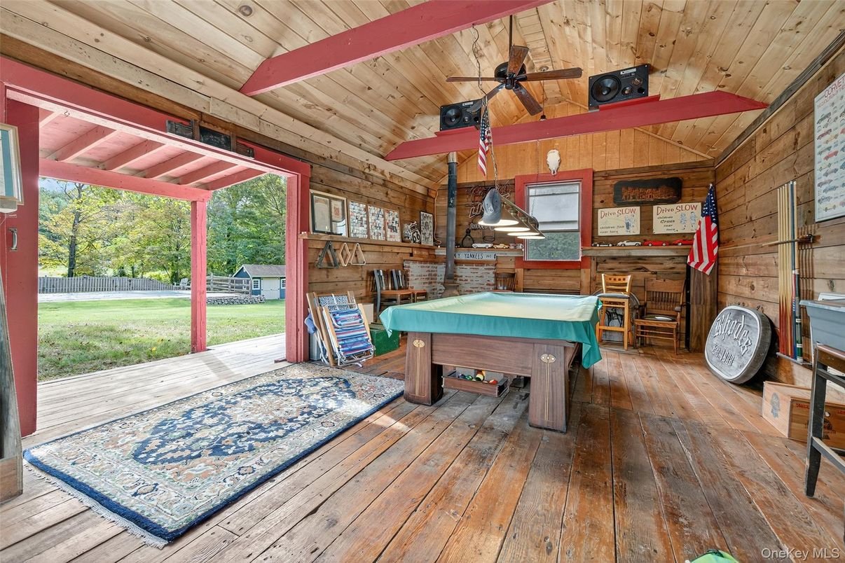 Game Room, Hot Tub, Interior, Wooden Ceilings, Wood Texture Flooring, Wooden Walls
