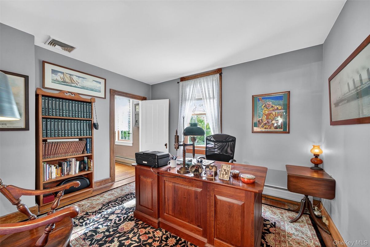Home Office, Interior, Wood Texture Flooring