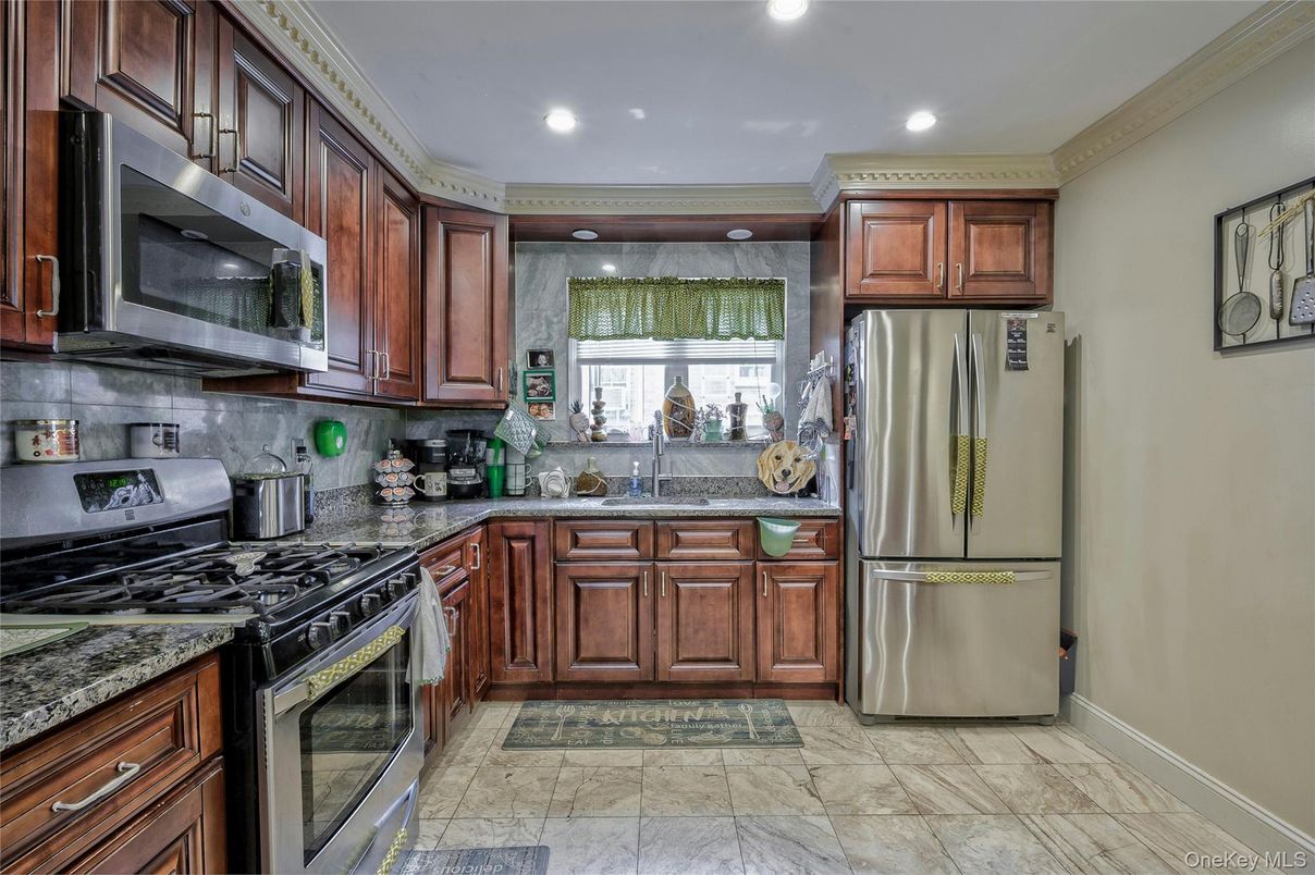 Interior, Kitchen, Recessed Lighting, Stainless Steel Appliances