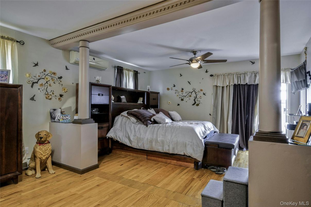 Bedroom, Interior, Wood Texture Flooring