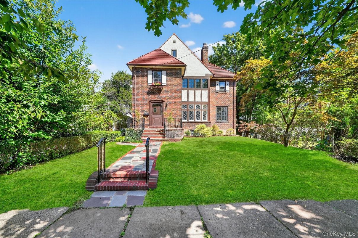 Backyard, Exterior, Facade, Brick Facade, Tudor Revival
