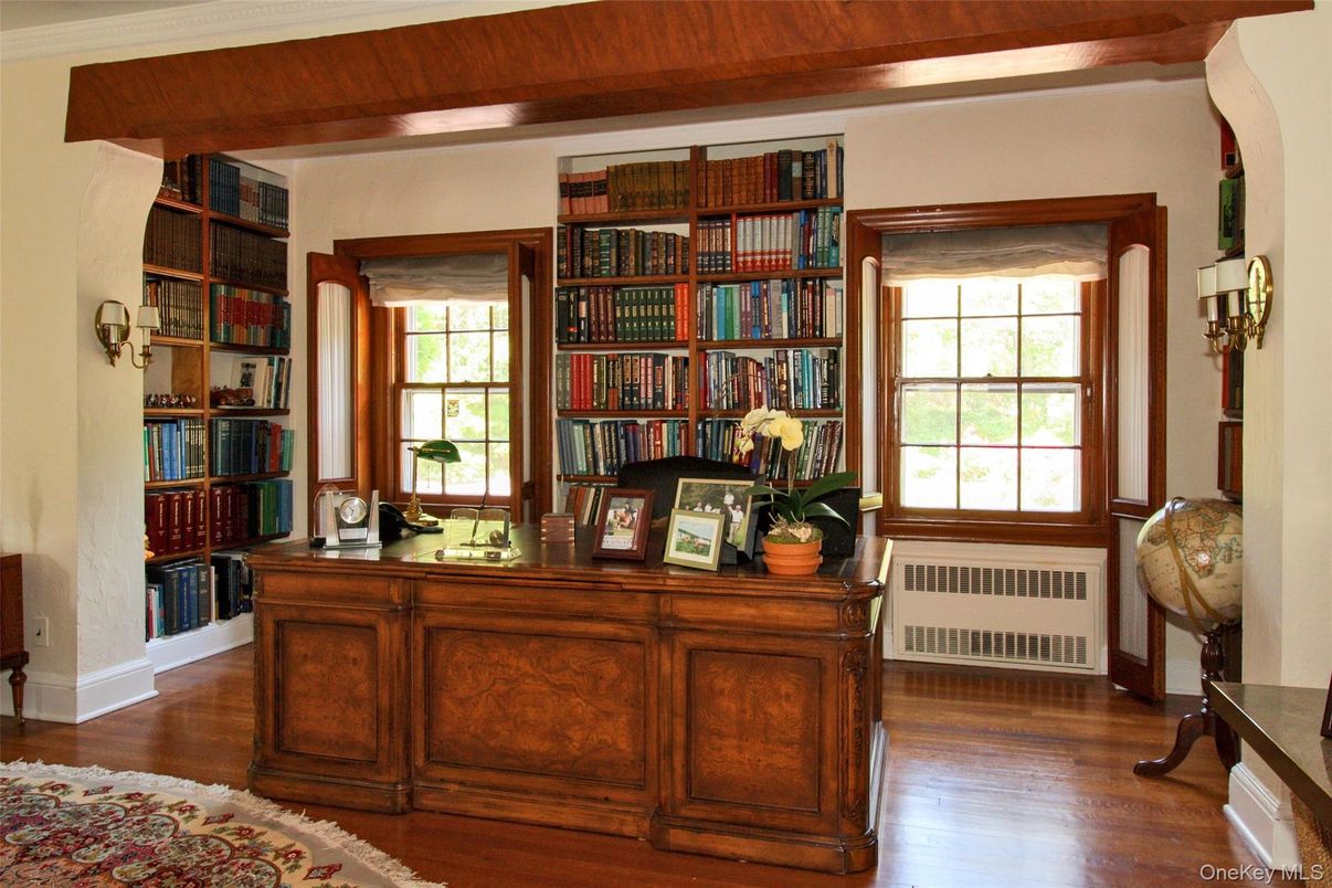 Home Office, Interior, Wood Texture Flooring