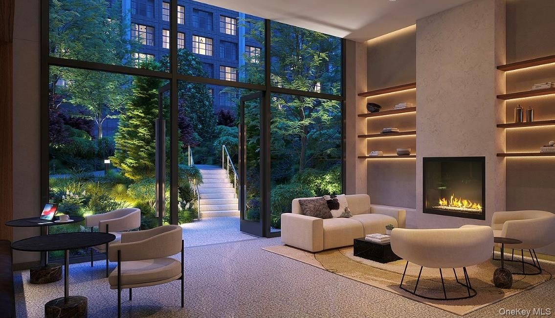 Fireplace, Interior, Living room, Recessed Lighting