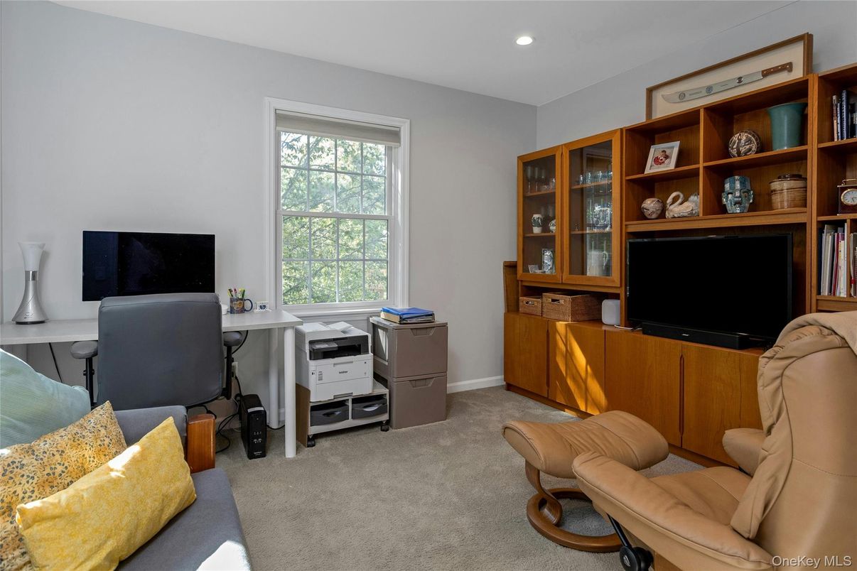 Home Office, Interior, Recessed Lighting