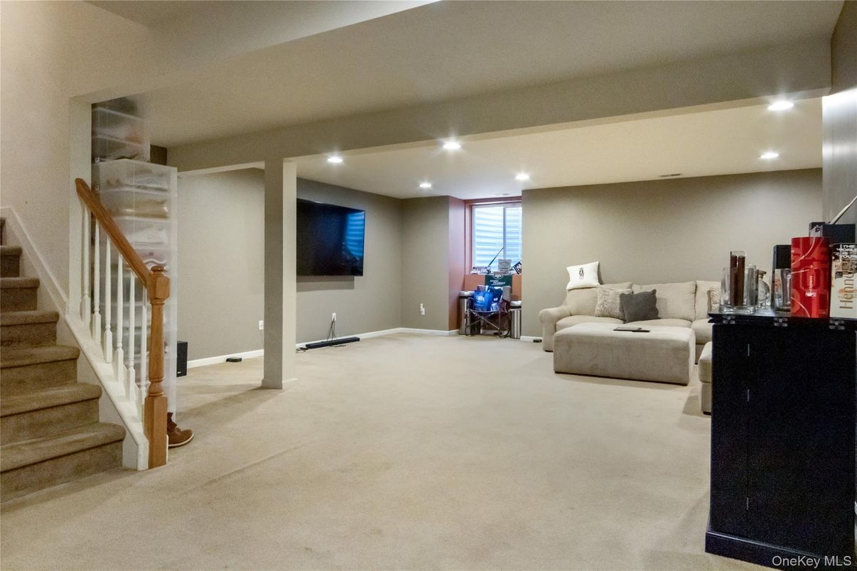 Interior, Living room, Recessed Lighting