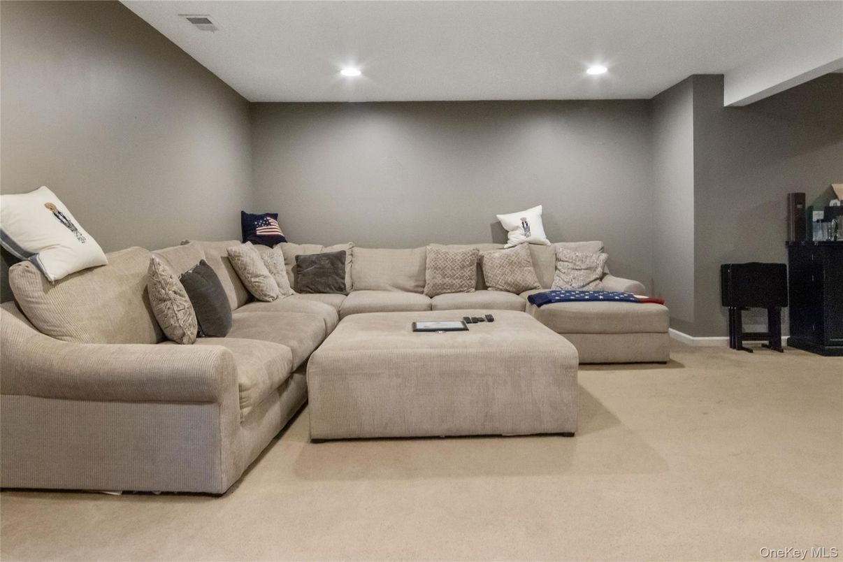 Interior, Living room, Recessed Lighting