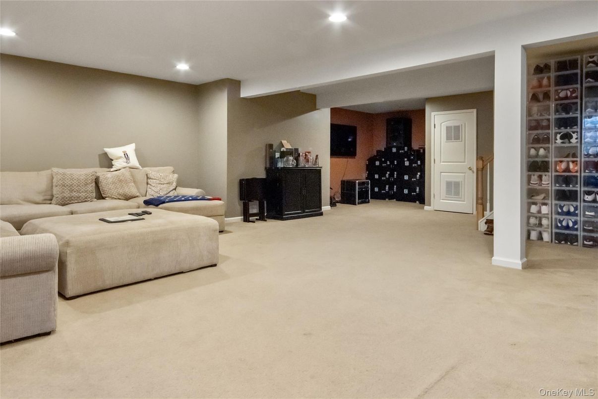 Interior, Living room, Recessed Lighting