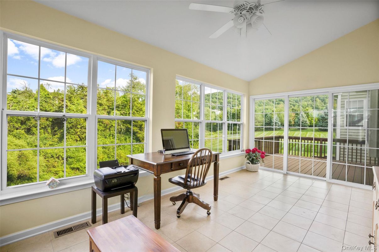 Home Office, Interior, Sun Room