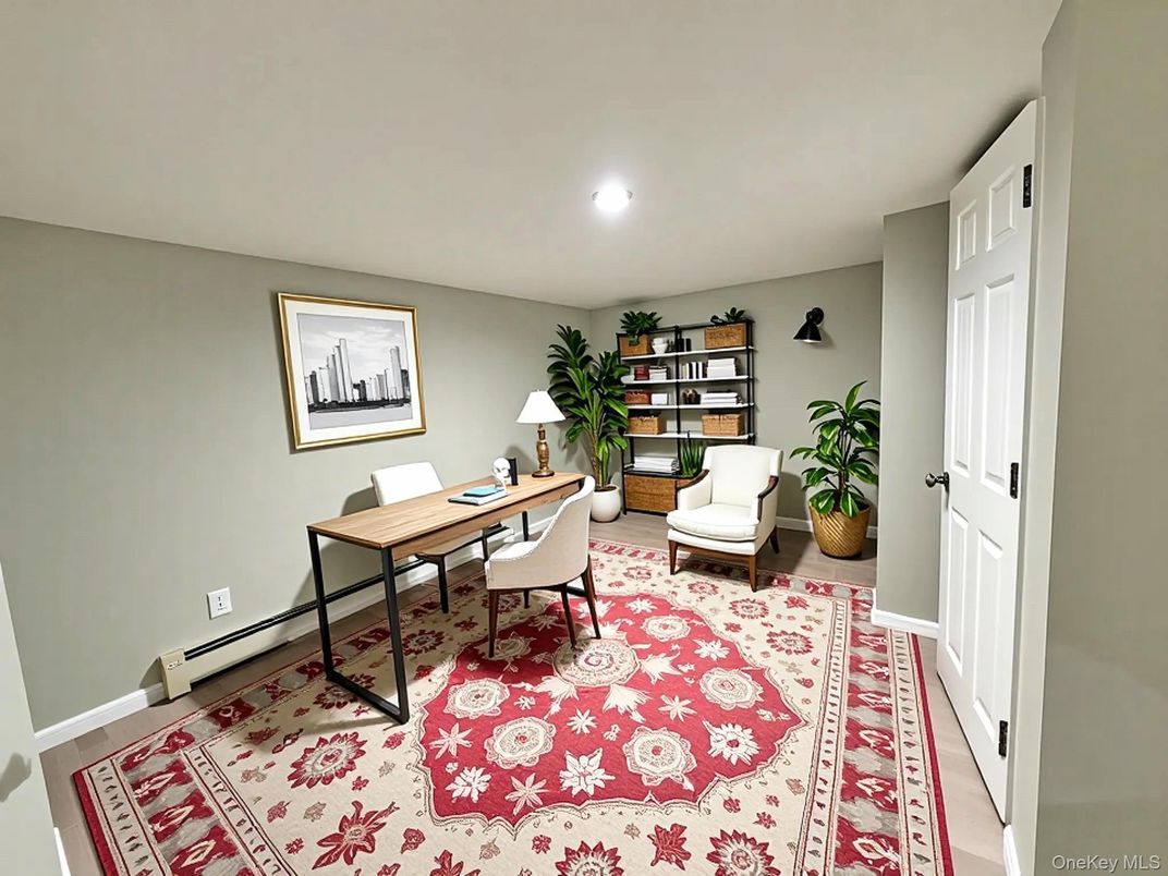 Home Office, Interior, Recessed Lighting