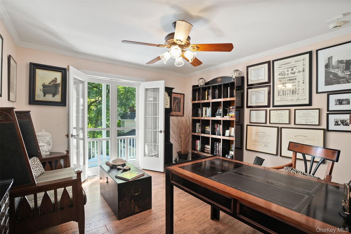 Home Office, Interior, Wood Texture Flooring
