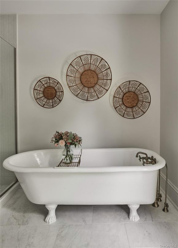 Bathroom, Free Standing Baths, Interior, Marble