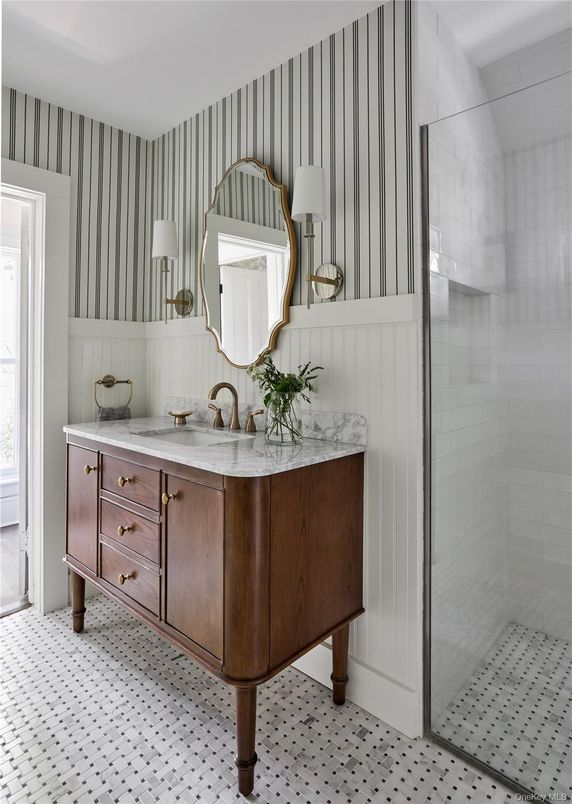 Bathroom, Glass Shower, Interior