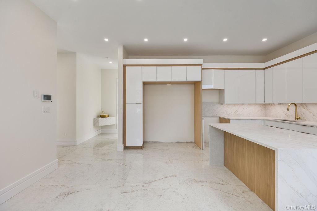 Interior, Kitchen, Marble, Recessed Lighting