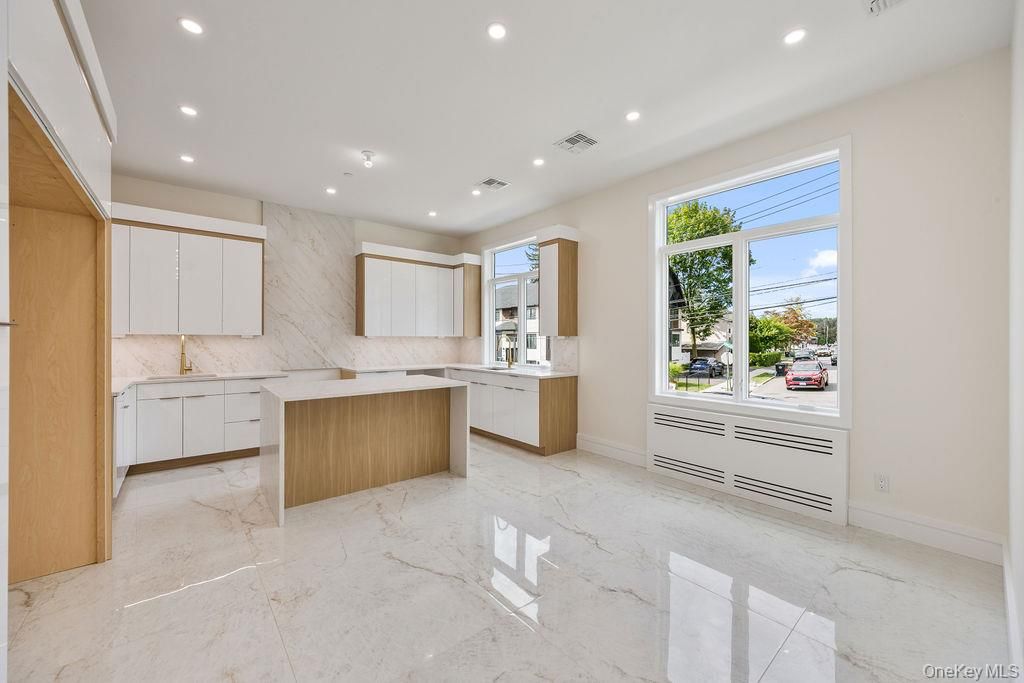 Interior, Kitchen, Marble, Marble Walls, Recessed Lighting