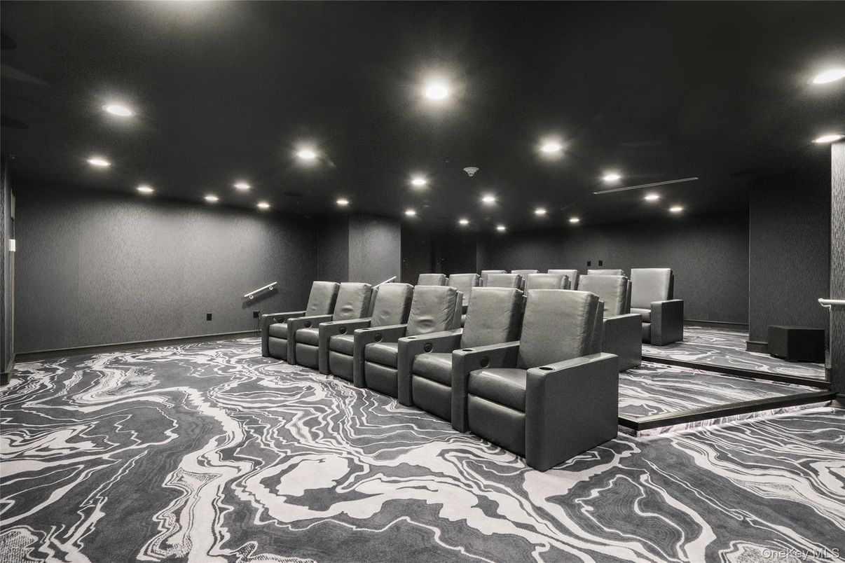 Home Theatre Room, Interior, Recessed Lighting, Theatre Room