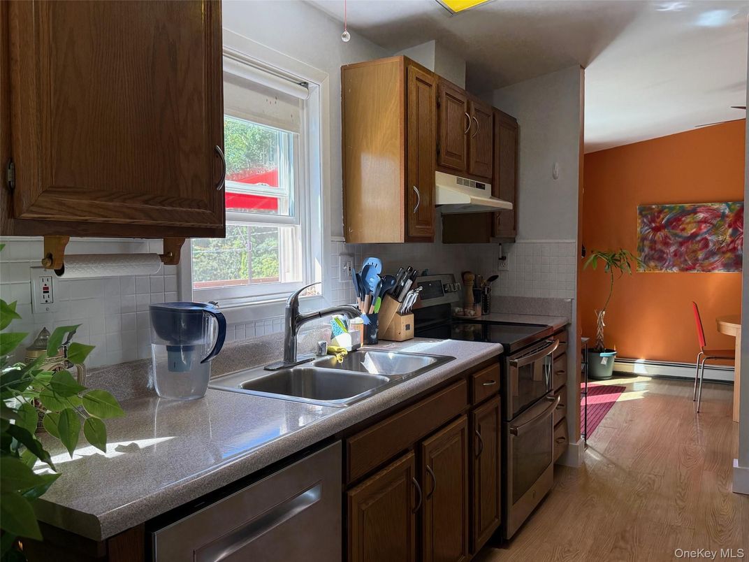 Interior, Kitchen, Wood Texture Flooring