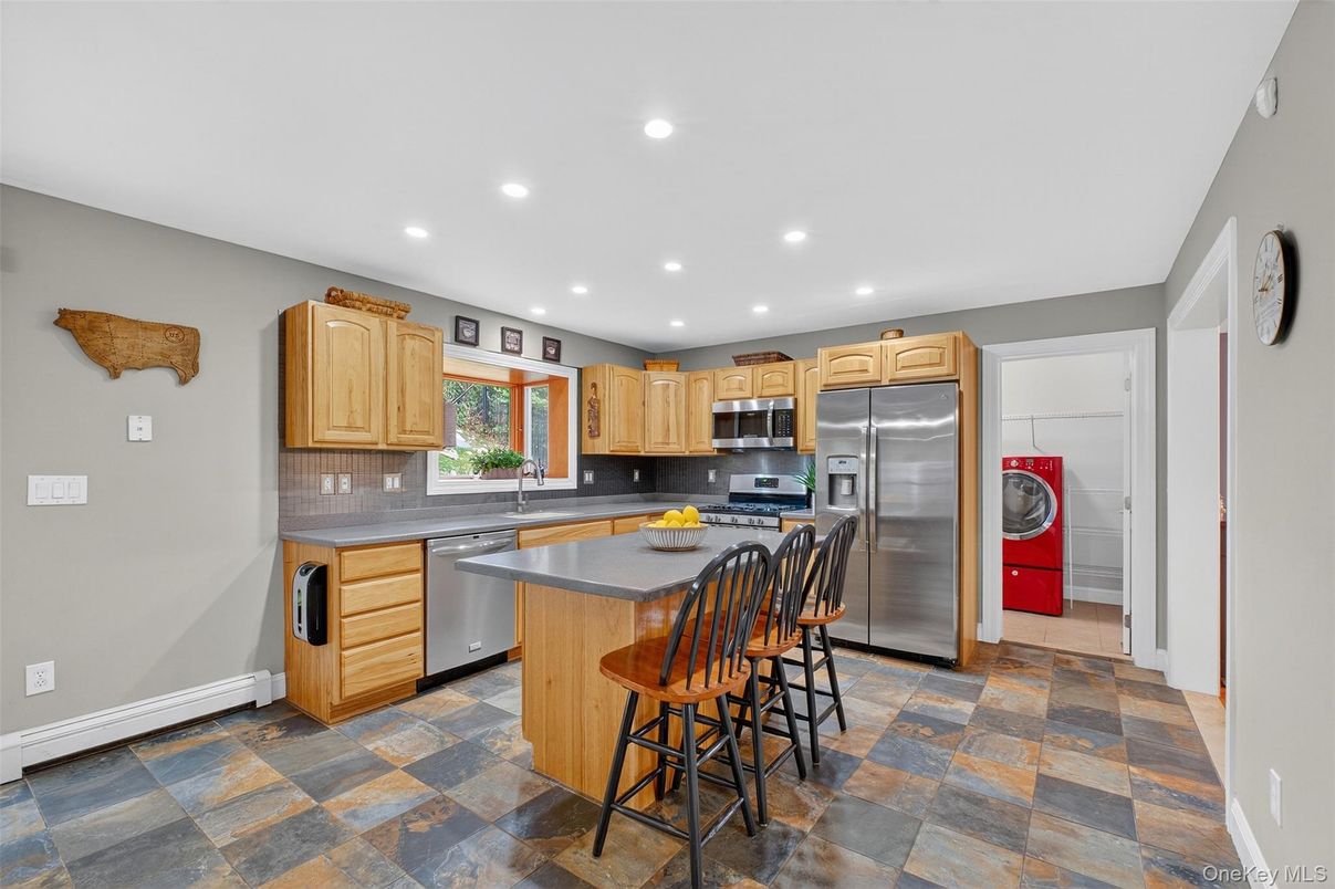 Interior, Kitchen, Recessed Lighting, Stainless Steel Appliances