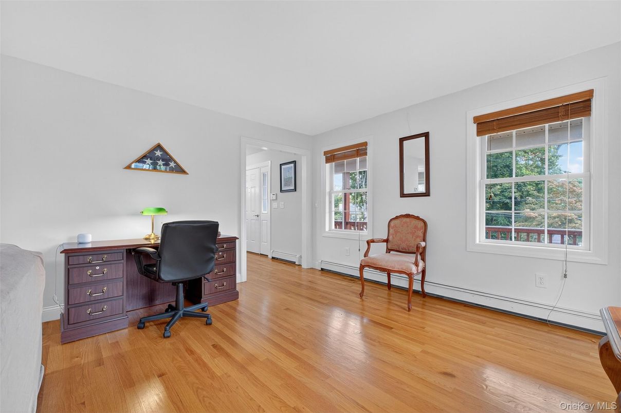 Home Office, Interior, Wood Texture Flooring