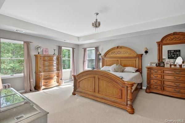 Bedroom, Chandelier, Interior