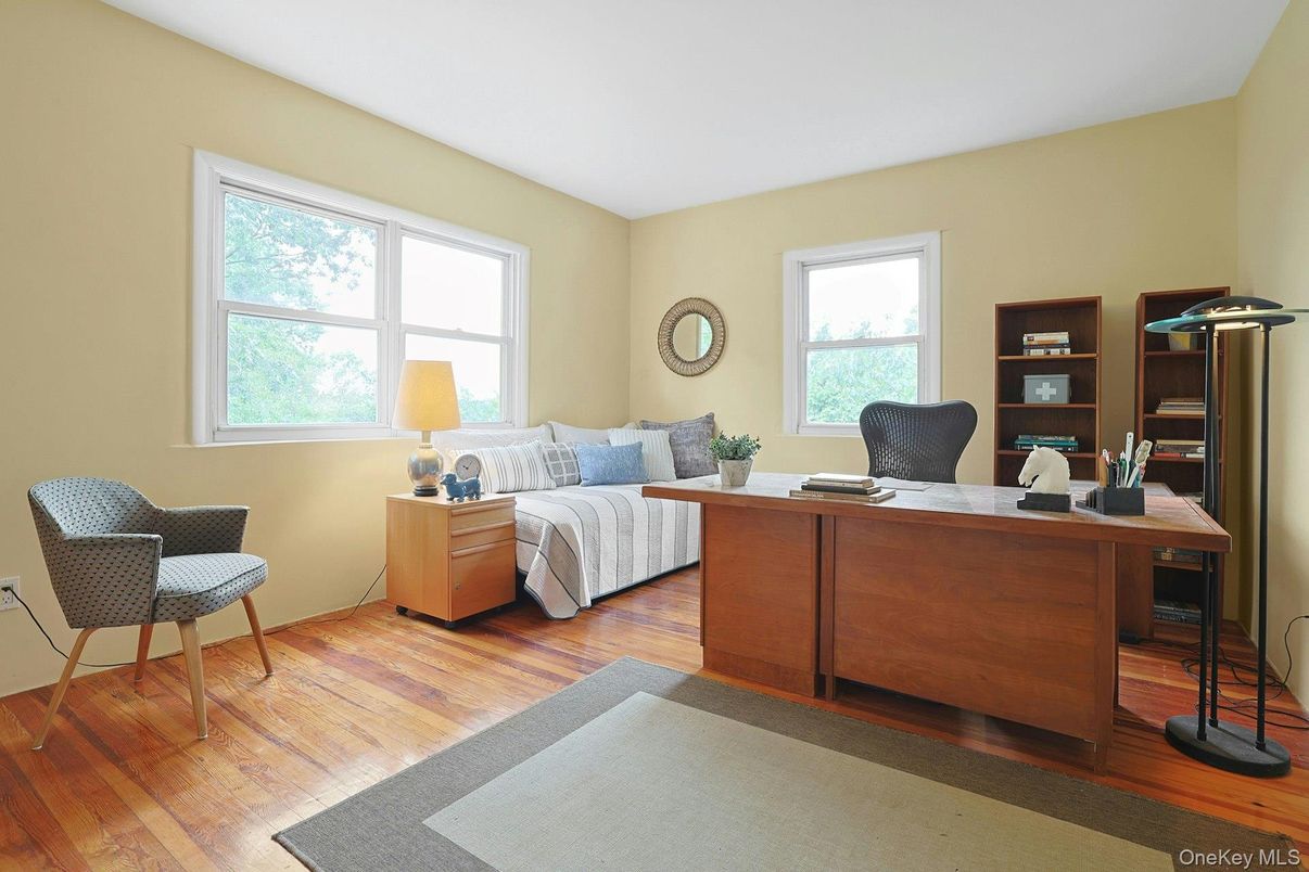 Home Office, Interior, Wood Texture Flooring