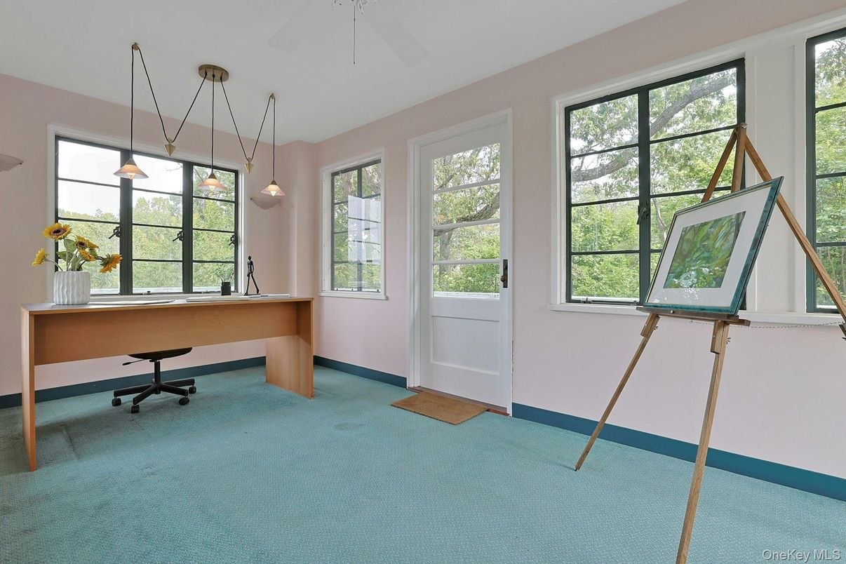 Home Office, Interior, Pendant Lights