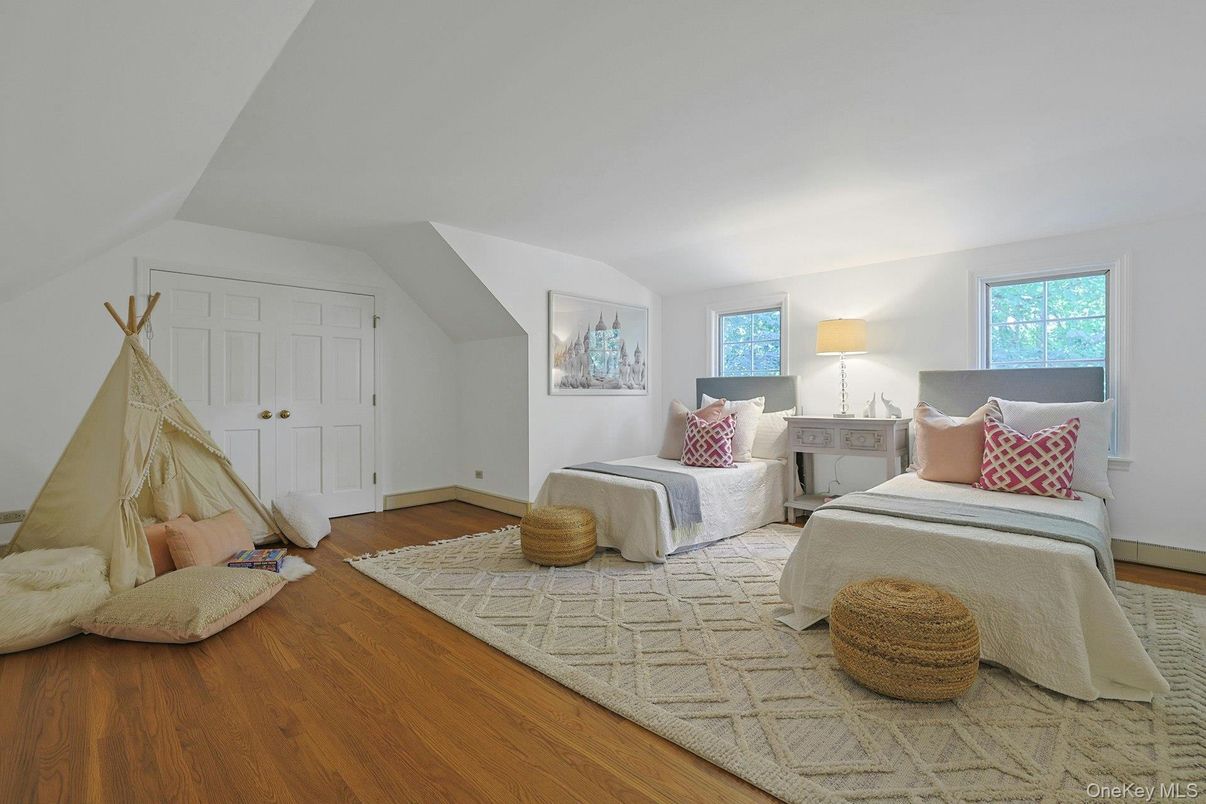 Bedroom, Interior, Wood Texture Flooring
