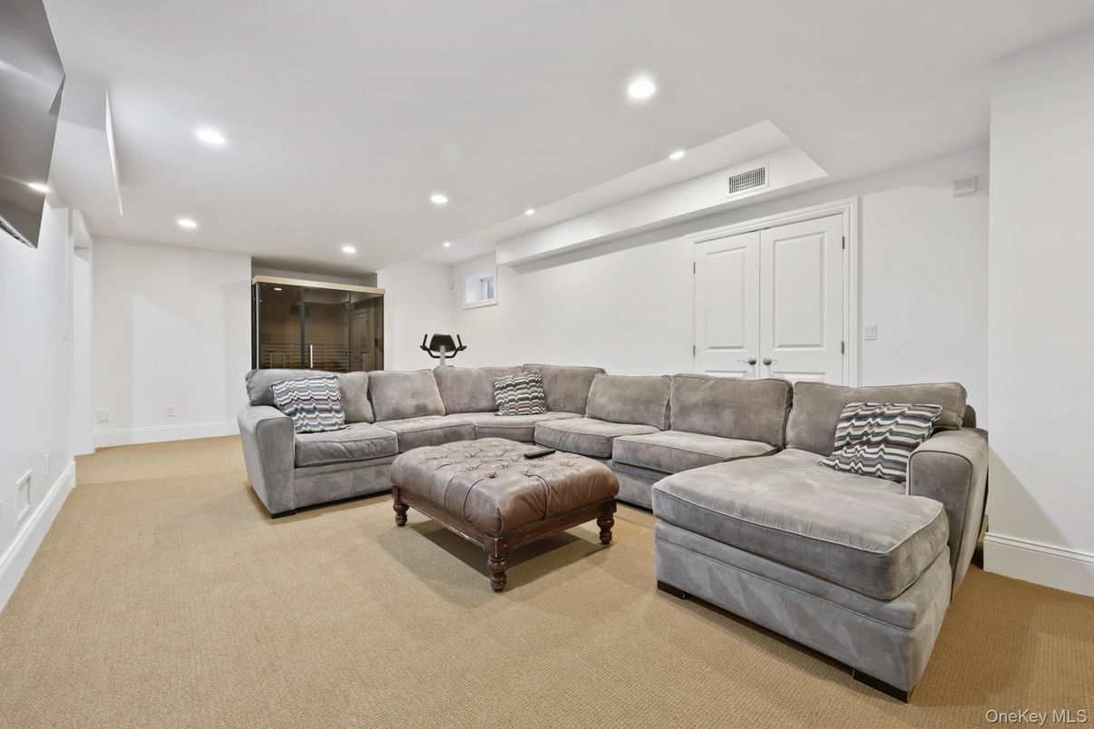 Interior, Living room, Recessed Lighting