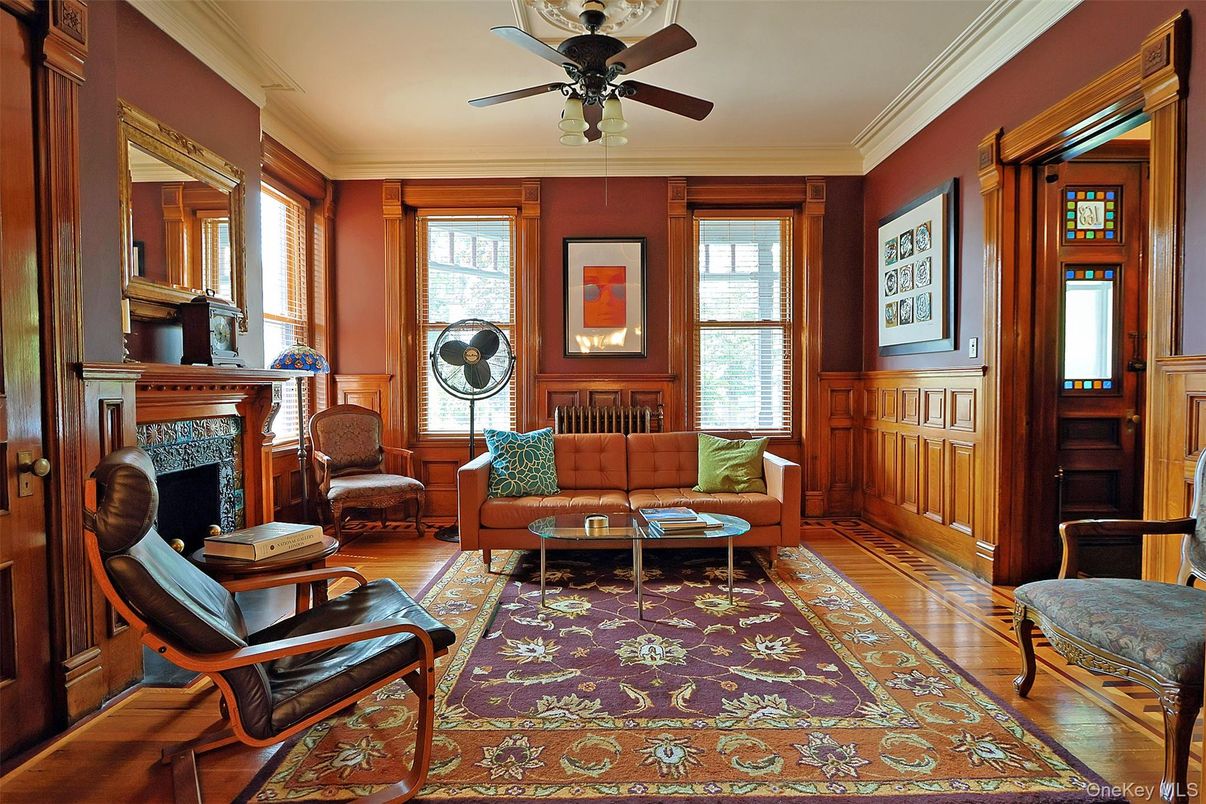 Fireplace, Interior, Living room, Wood Texture Flooring