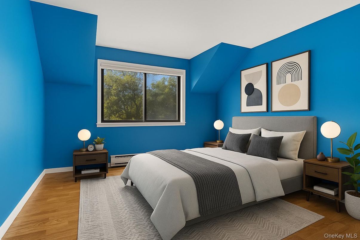 Bedroom, Interior, Wood Texture Flooring