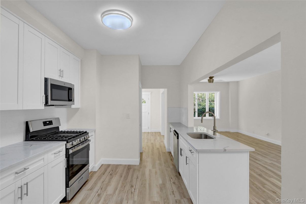 Interior, Kitchen, Wood Texture Flooring