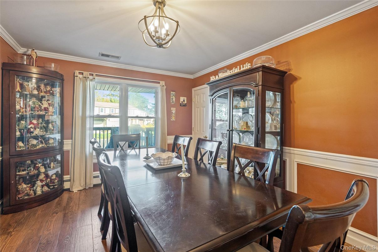 Dining room, Interior, Wood Texture Flooring