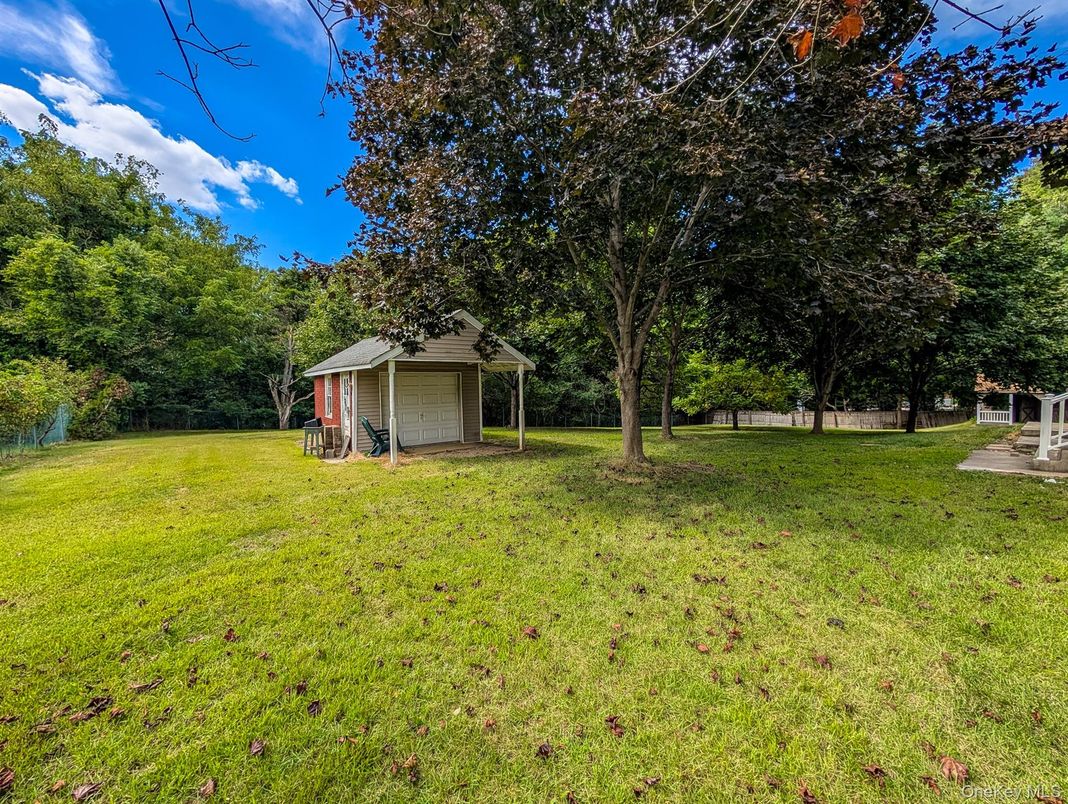 Backyard, Detached Garage, Exterior