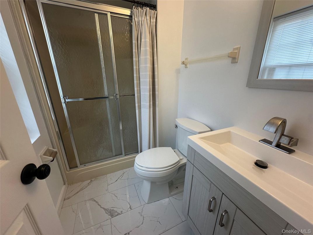 Bathroom, Glass Shower, Interior, Marble