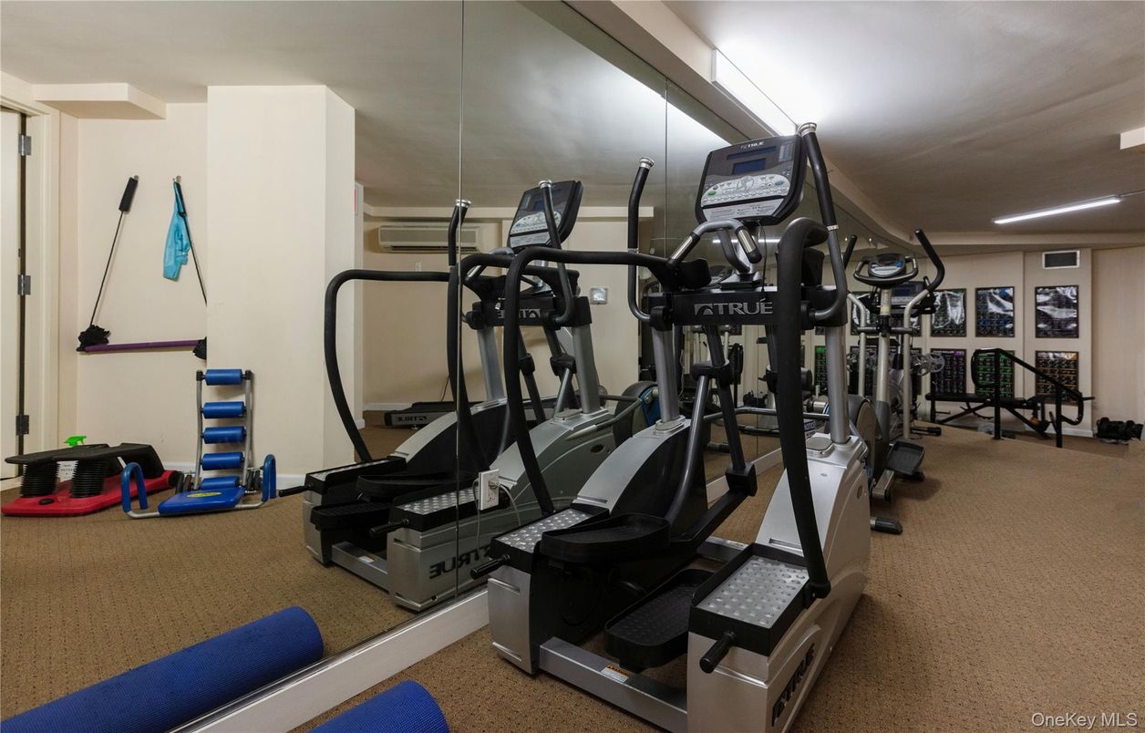Fitness Equipment, Gym, Interior, Recessed Lighting