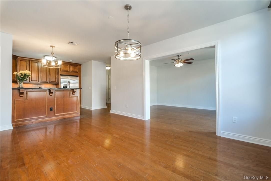 Chandelier, Interior, Kitchen, Pendant Lights, Wood Texture Flooring