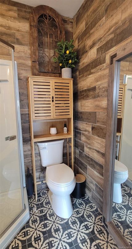 Bathroom, Interior, Wooden Walls