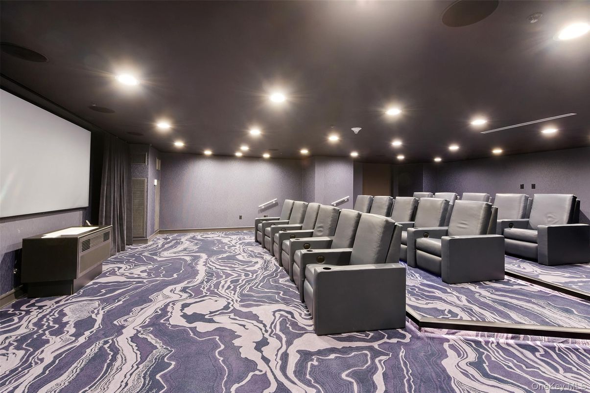 Home Theatre Room, Interior, Projection Screen, Recessed Lighting, Theatre Room