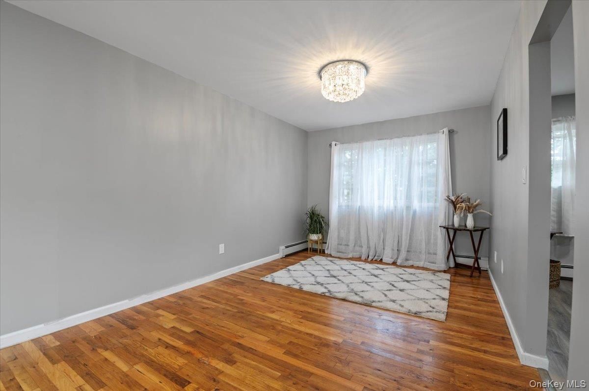 Chandelier, Empty room, Interior, Wood Texture Flooring