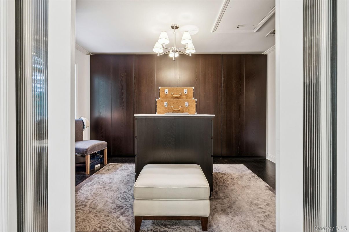 Chandelier, Interior, Wooden Walls