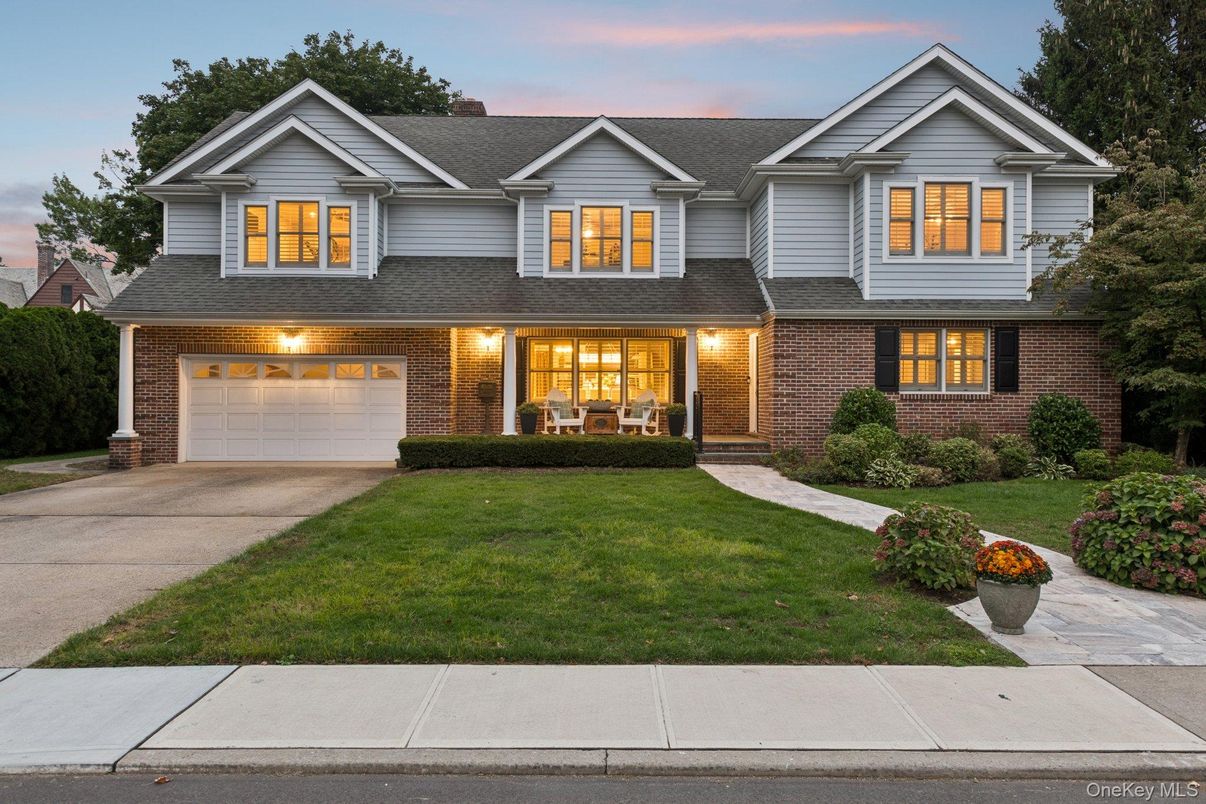 Attached, Exterior, Facade, Brick Facade, Farmhouse