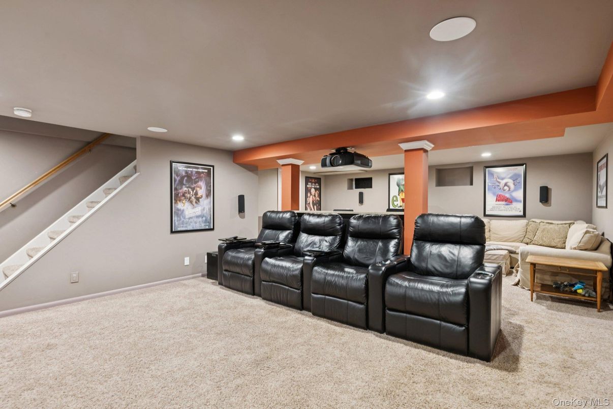 Home Theatre Room, Interior, Living room, Recessed Lighting, Theatre Room