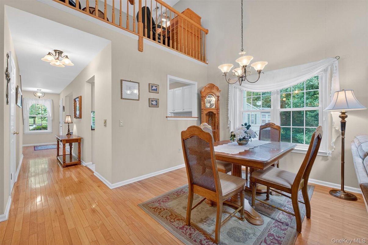 Chandelier, Dining room, Interior, Pendant Lights, Wood Texture Flooring