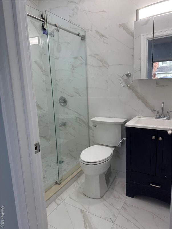 Bathroom, Glass Shower, Interior, Marble, Marble Walls