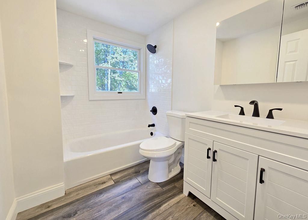 Bathroom, Interior, Wood Texture Flooring