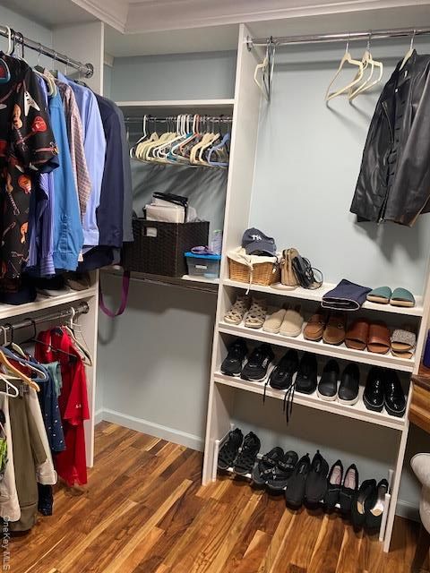 Interior, Walk-in Closets, Wood Texture Flooring