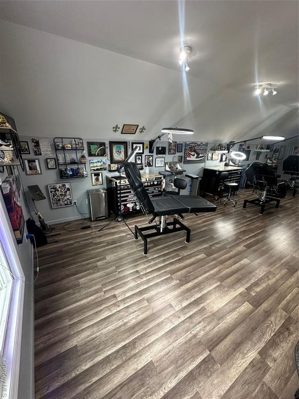 Fitness Equipment, Gym, Interior, Wood Texture Flooring