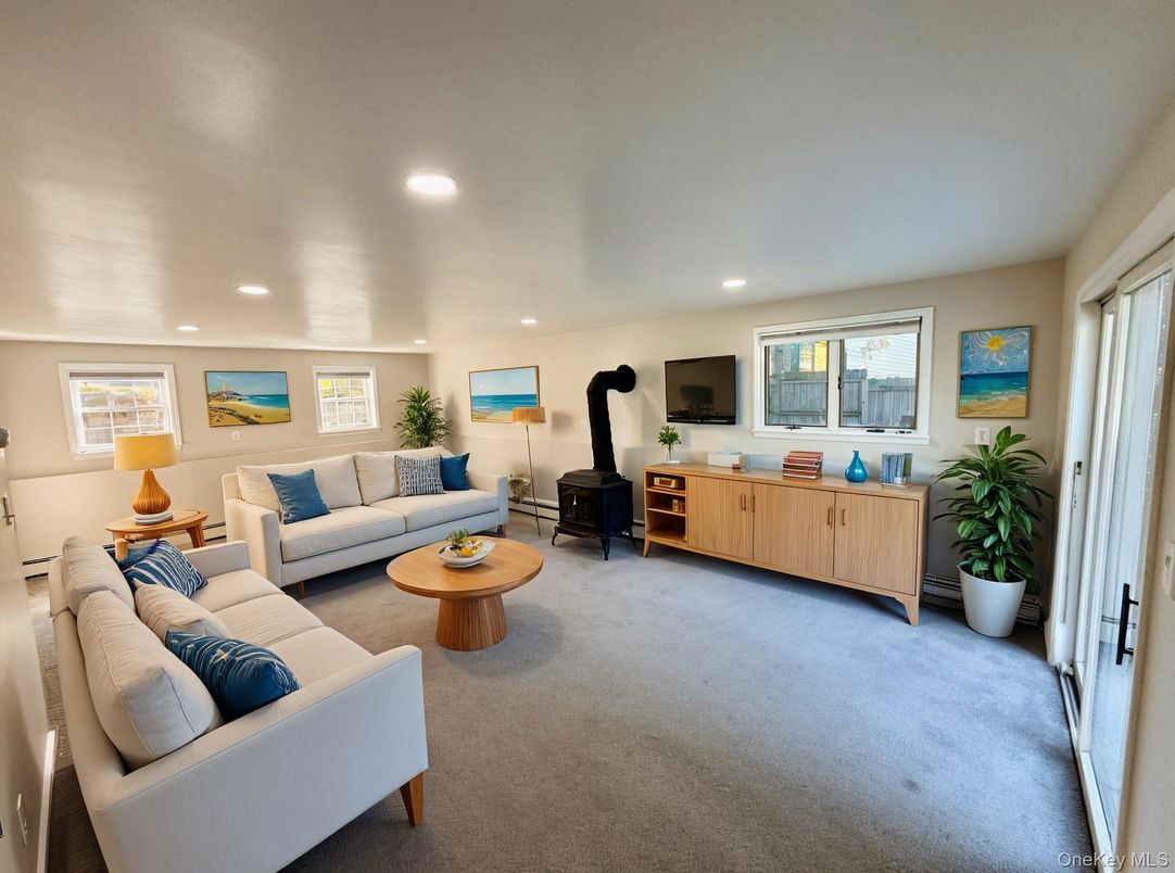 Interior, Living room, Recessed Lighting