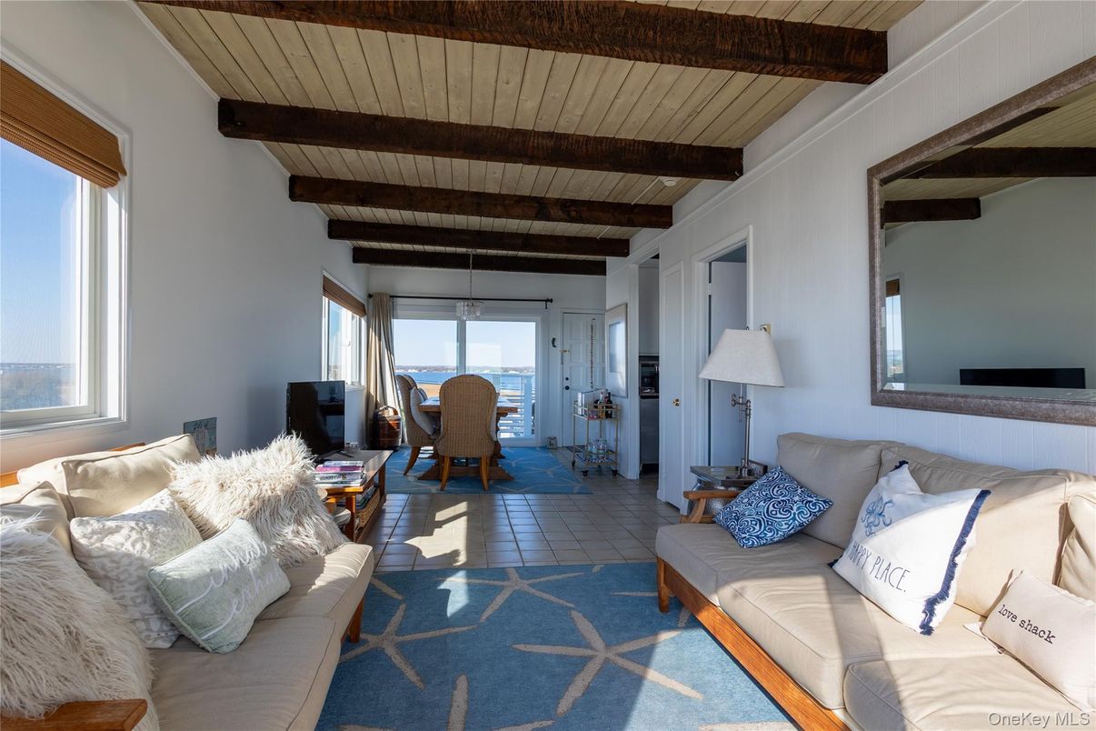 Dining room, Interior, Living room, Water, Wooden Beams
