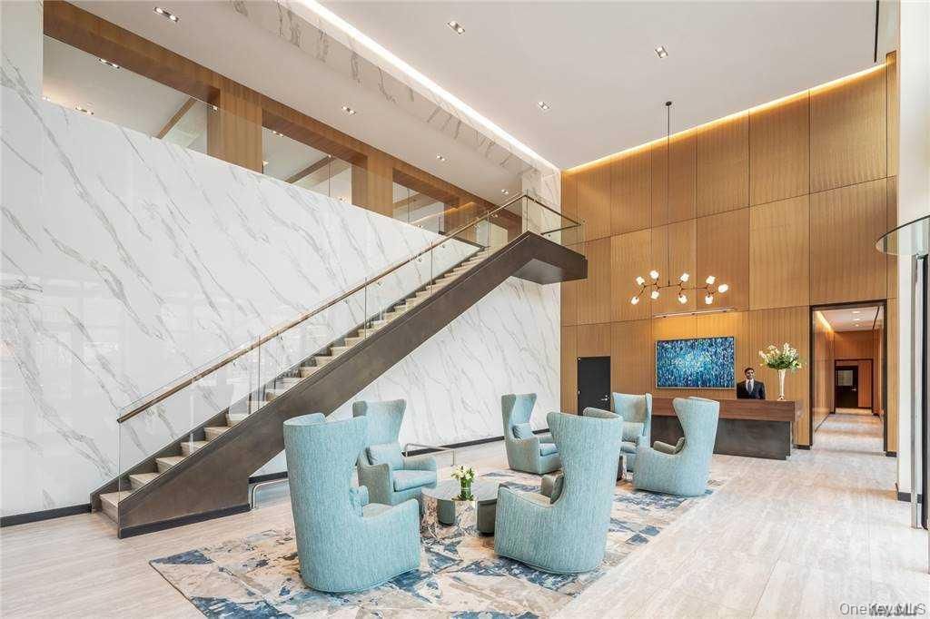 Interior, Living room, Marble Walls, Pendant Lights, Recessed Lighting, Wooden Walls